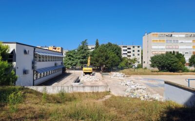 RADOVI NA ŠKOLSKOM IGRALIŠTU
